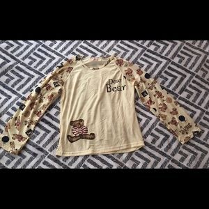 Girls 2 Piece Pajama Set, NEW, size Medium